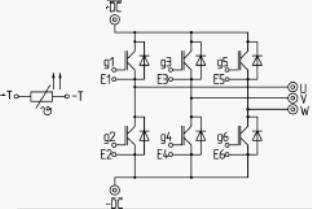 Типовая схема включения SKiiP28AC065V1