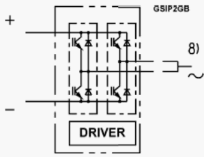 Схема модуля SKiiP432GB120-2D