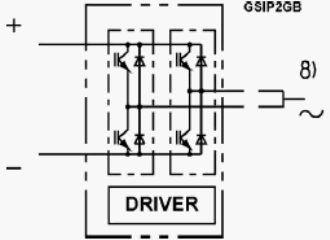 Схема модуля SKiiP1013GB172-2DL
